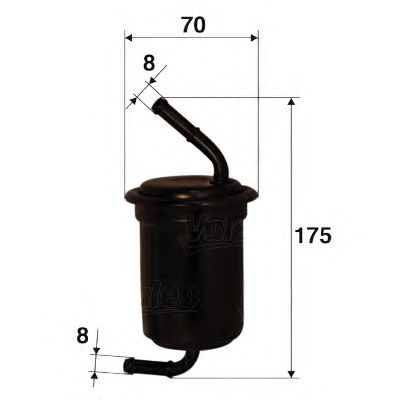 Топливный фильтр VALEO 587037
