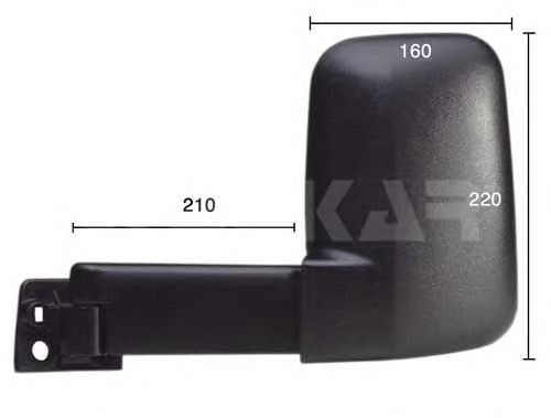 Зеркало заднего вида ALKAR 9263961