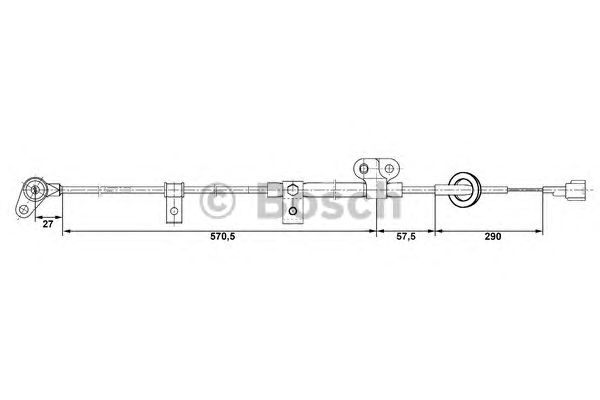 Датчик вращения колеса BOSCH 0 265 006 255
