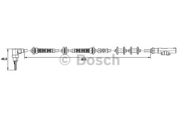 Датчик вращения колеса BOSCH 0 265 007 448