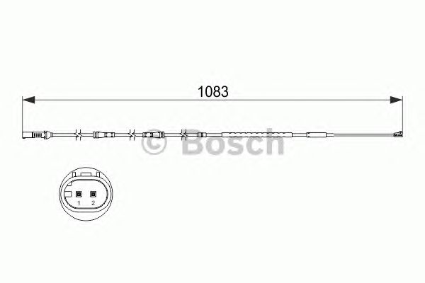Датчик износа колодок BOSCH 1 987 473 500