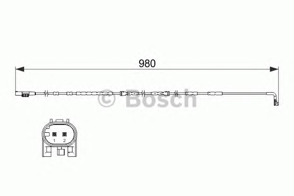 Датчик износа колодок BOSCH 1 987 473 502