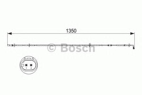 Датчик износа колодок BOSCH 1 987 473 503