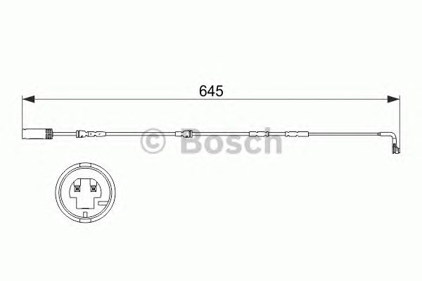Датчик износа колодок BOSCH 1 987 473 504