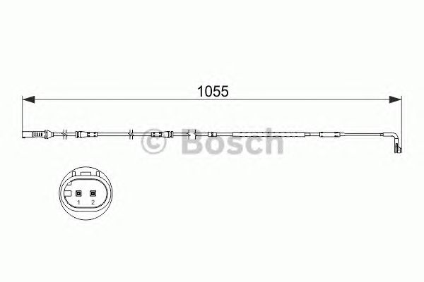 Датчик износа колодок BOSCH 1 987 473 506