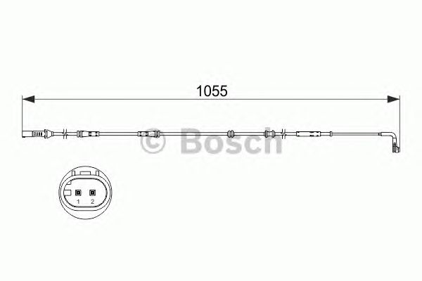 Датчик износа колодок BOSCH 1 987 473 507