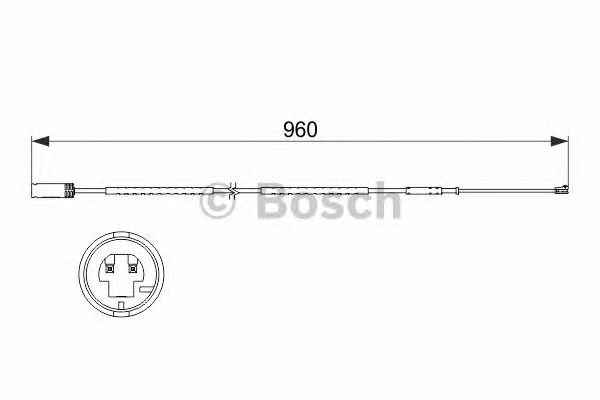 Датчик износа колодок BOSCH 1 987 473 523