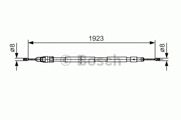 Трос ручника BOSCH 1 987 482 117