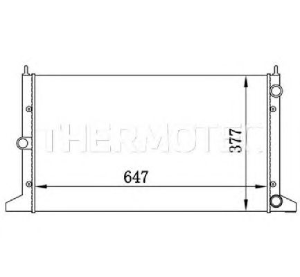 Радиатор, охлаждение двигателя THERMOTEC D7W031TT