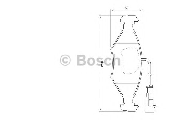 Тормозные колодки BOSCH 0 986 424 543