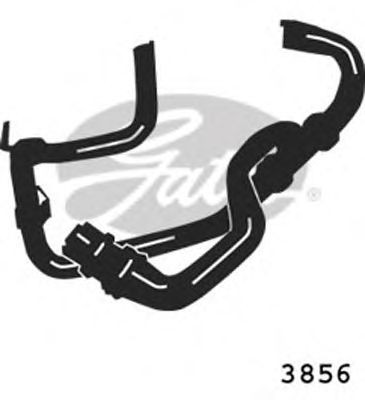 Шланг радиатора GATES 3856