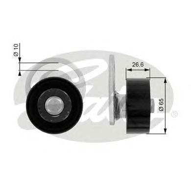 Натяжной ролик поликлинового ремня GATES T36058