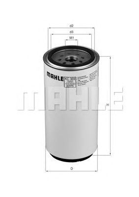 Топливный фильтр KNECHT KC 369D