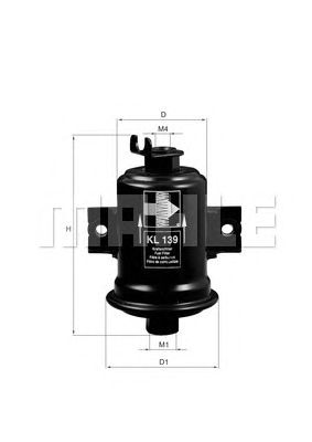 Топливный фильтр KNECHT KL 139