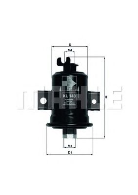 Топливный фильтр KNECHT KL 143