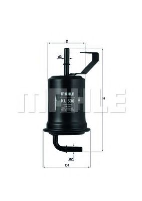 Топливный фильтр KNECHT KL 536