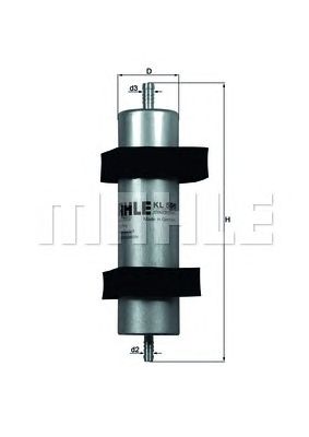 Топливный фильтр KNECHT KL 596