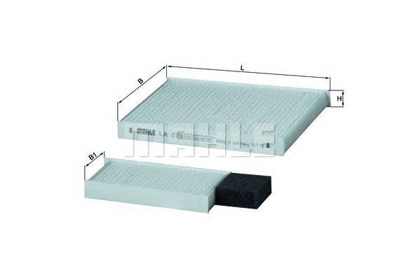 Фильтр салона KNECHT LA 570/S