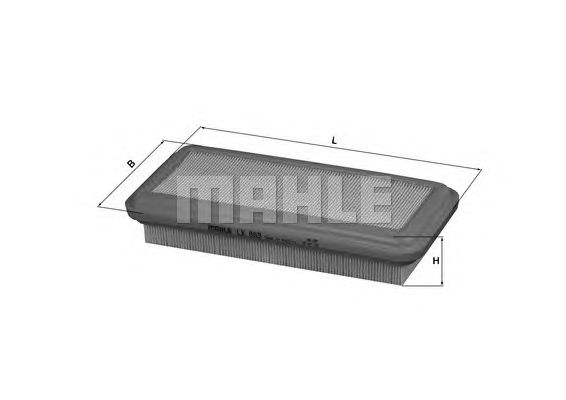 Воздушный фильтр KNECHT LX 863