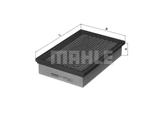 Воздушный фильтр KNECHT LX 2047