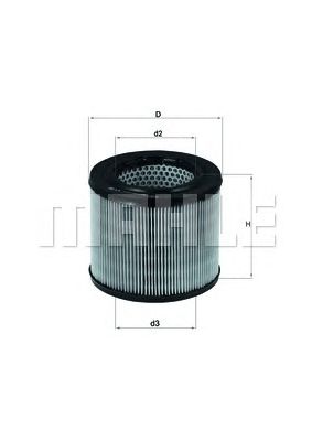 Воздушный фильтр KNECHT LX 194