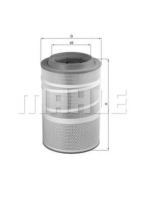 Воздушный фильтр KNECHT LX 1278