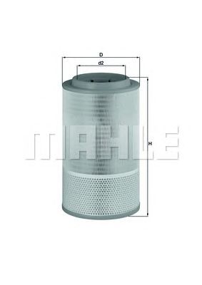 Повітряний фільтр KNECHT LX 1627