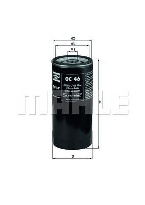 Масляный фильтр KNECHT OC 46