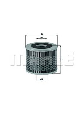 Масляний фільтр KNECHT OX 7