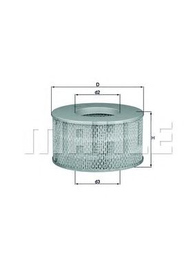 Воздушный фильтр KNECHT LX 1641