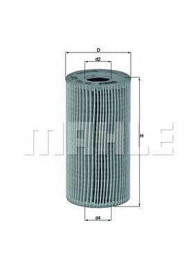 Масляный фильтр KNECHT OX 441D