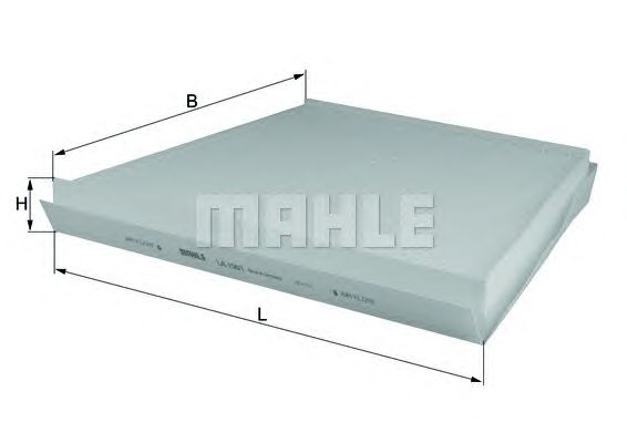 Фильтр салона KNECHT LA 156/1