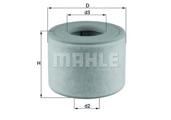 Воздушный фильтр KNECHT LX 2607/2