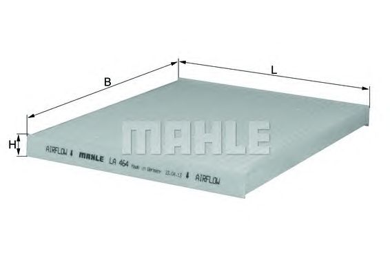 Фільтр салону KNECHT LA 464