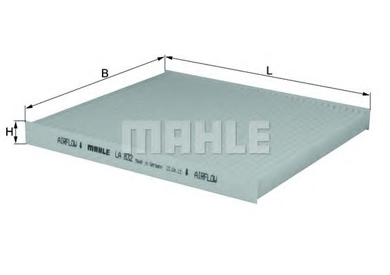 Фильтр салона KNECHT LA 832
