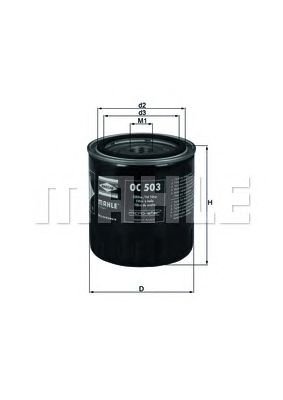 Масляный фильтр KNECHT OC 503