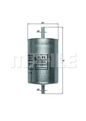 Паливний фільтр KNECHT KL 95