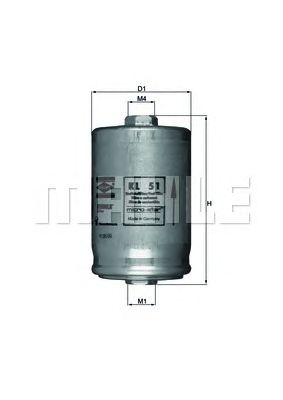 Топливный фильтр KNECHT KL 51
