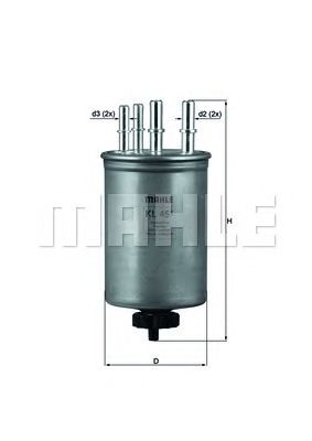 Топливный фильтр KNECHT KL 451