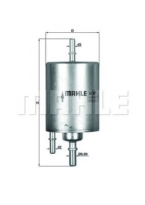 Топливный фильтр KNECHT KL 571