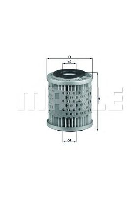 Топливный фильтр KNECHT KX 76D