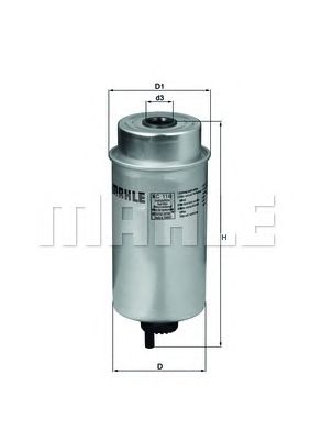 Паливний фільтр KNECHT KC 116