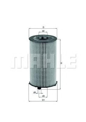 Масляный фильтр KNECHT OX 205/2D