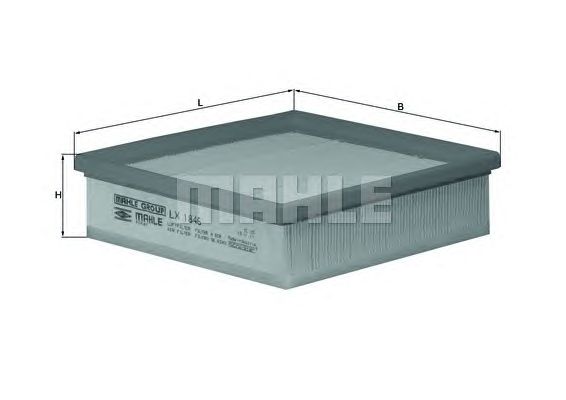 Воздушный фильтр KNECHT LX 1846