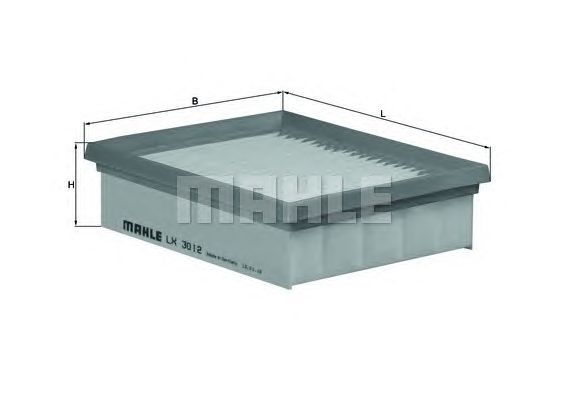 Воздушный фильтр KNECHT LX 3012