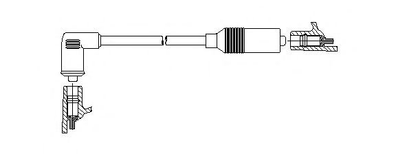 Высоковольтный провод BREMI 109/65