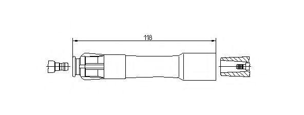Вилка свечи зажигания BREMI 13249A1,8
