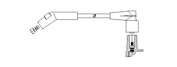 Высоковольтный провод BREMI 489/32