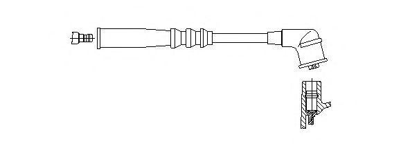 Высоковольтный провод BREMI 709/40
