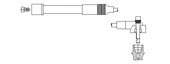 Высоковольтный провод BREMI 817/90